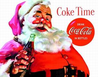 Advertising oil painting