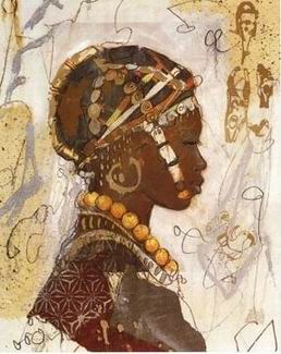 African Art oil painting