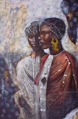 African Art oil painting