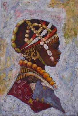African Art oil painting