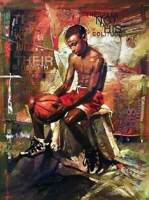African Art oil painting