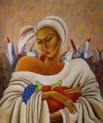 African Art oil painting