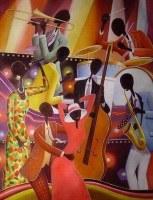 African Art oil painting