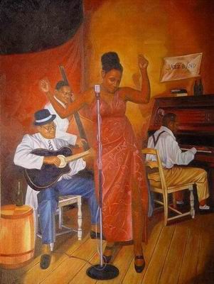 African Art oil painting