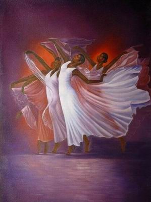 African Art oil painting