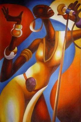 African Art oil painting
