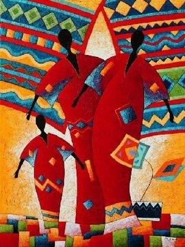 African Art oil painting
