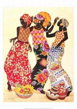 African Art oil painting