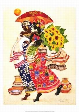 African Art oil painting