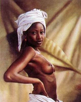African Art oil painting