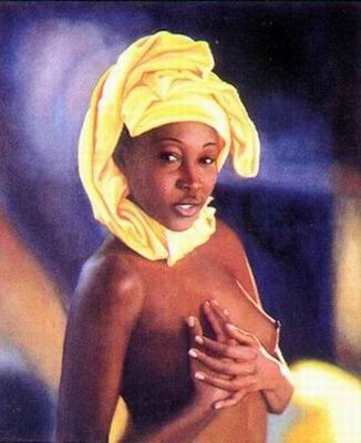 African Art oil painting