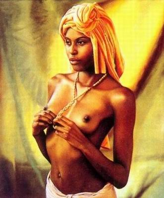 African Art oil painting