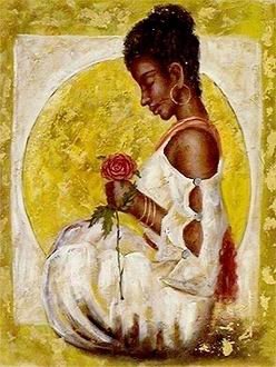 African Art oil painting