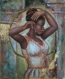African Art oil painting