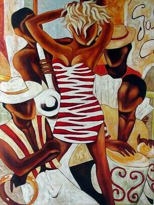 African Art oil painting