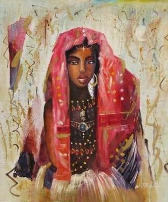 African Art oil painting