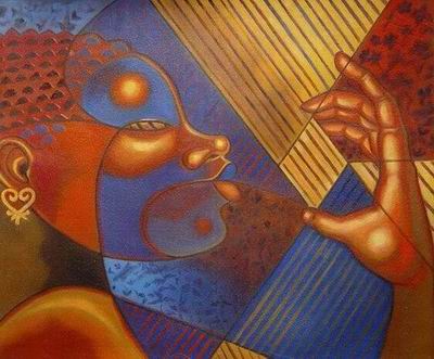 African Art oil painting