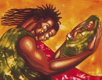 African Art oil painting