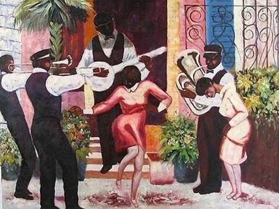 African Art oil painting