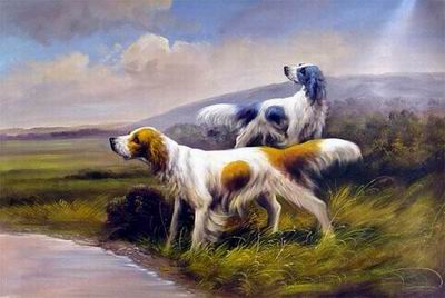 Animal oil painting