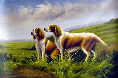 Animal oil painting