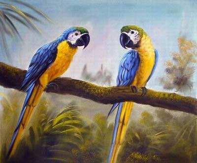Animal oil painting