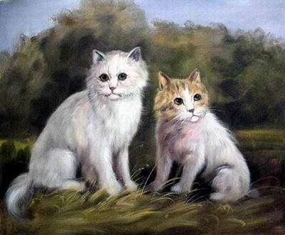 Animal oil painting