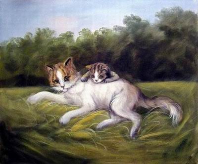 Animal oil painting