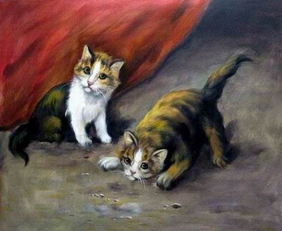 Animal oil painting