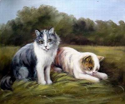 Animal oil painting