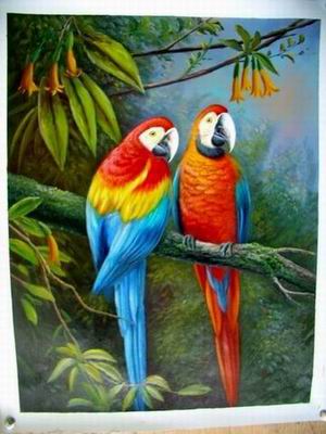 Animal oil painting