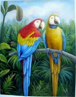 Animal oil painting