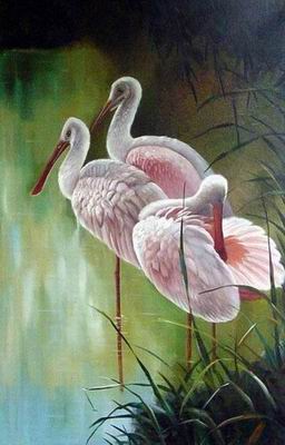 Animal oil painting