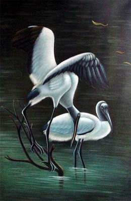Animal oil painting