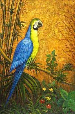 Animal oil painting