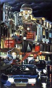 Cityscape oil painting