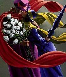 Cityscape oil painting