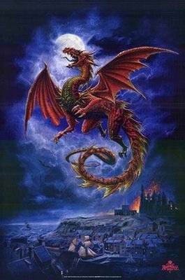 Fantasy oil painting