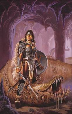 Fantasy oil painting