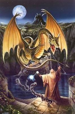 Fantasy oil painting