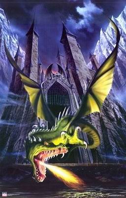 Fantasy oil painting