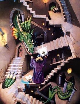 Fantasy oil painting