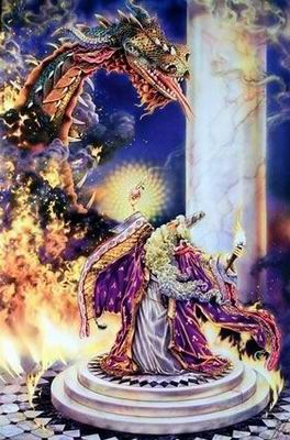 Fantasy oil painting