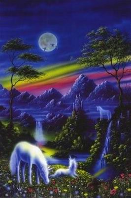 Fantasy oil painting