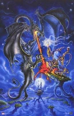 Fantasy oil painting