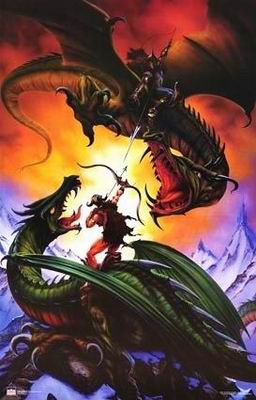 Fantasy oil painting