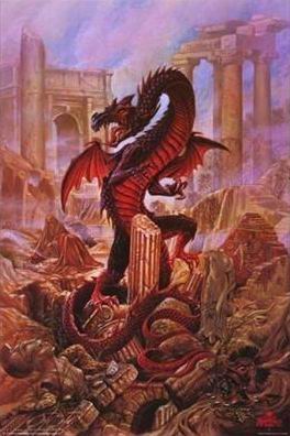 Fantasy oil painting