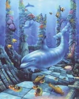 Fantasy oil painting