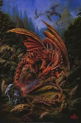 Fantasy oil painting