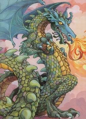 Fantasy oil painting